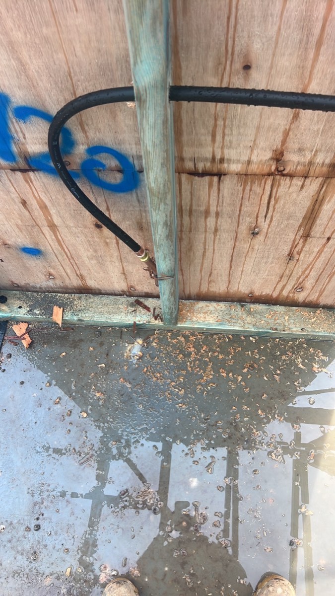 M10 and M12 tie down bolt missing, recorded on a frame inspection in Austral
